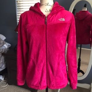 North Face Oso Fleece Hoodie Women’s M hot pink